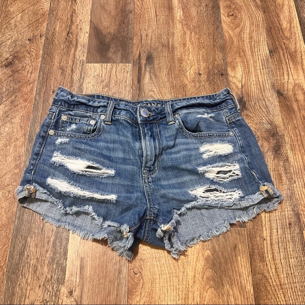 Americans Eagle Tomgirl Shortie Shorts size 2